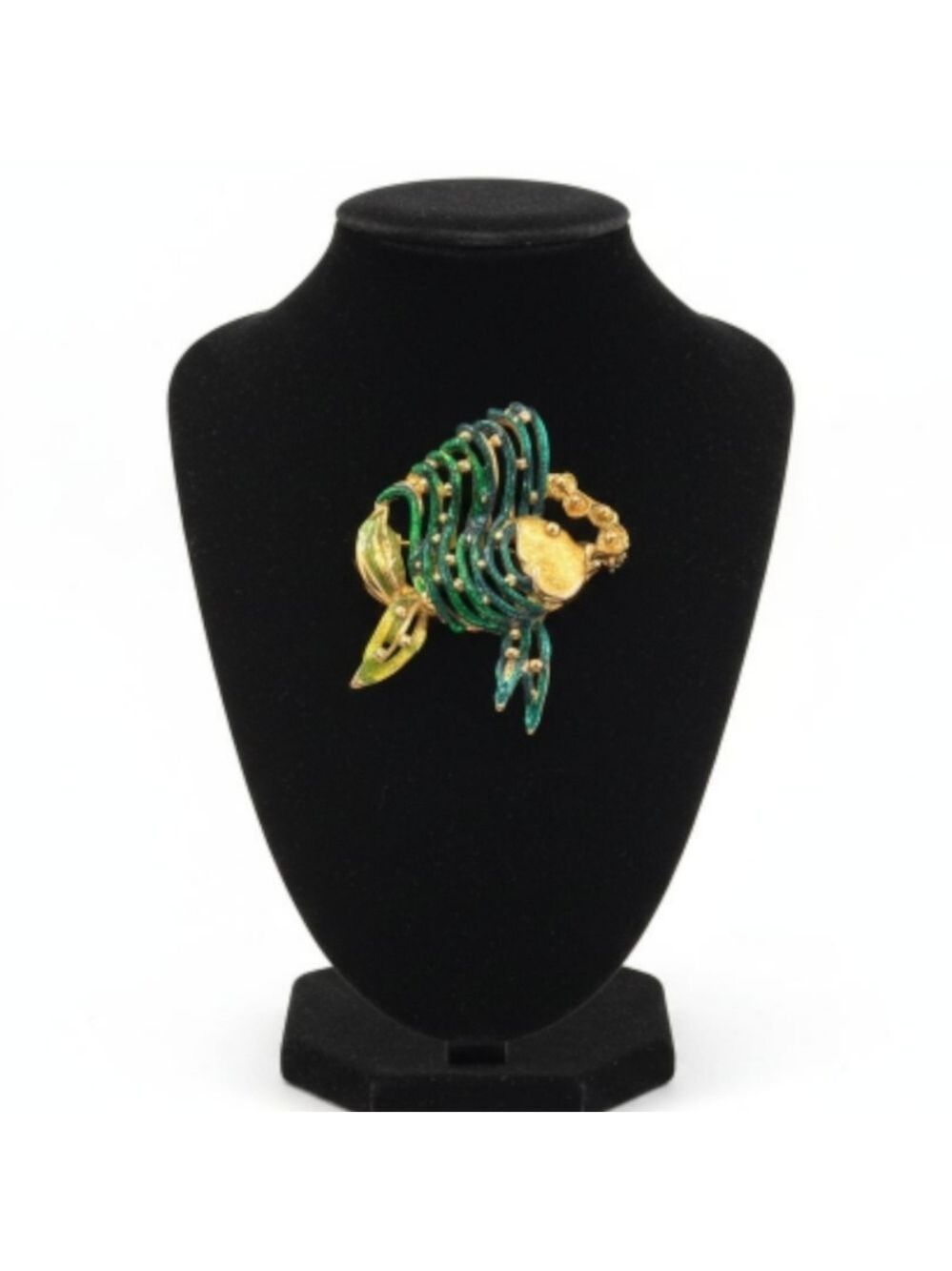 Vintage Enamel Fish Brooch